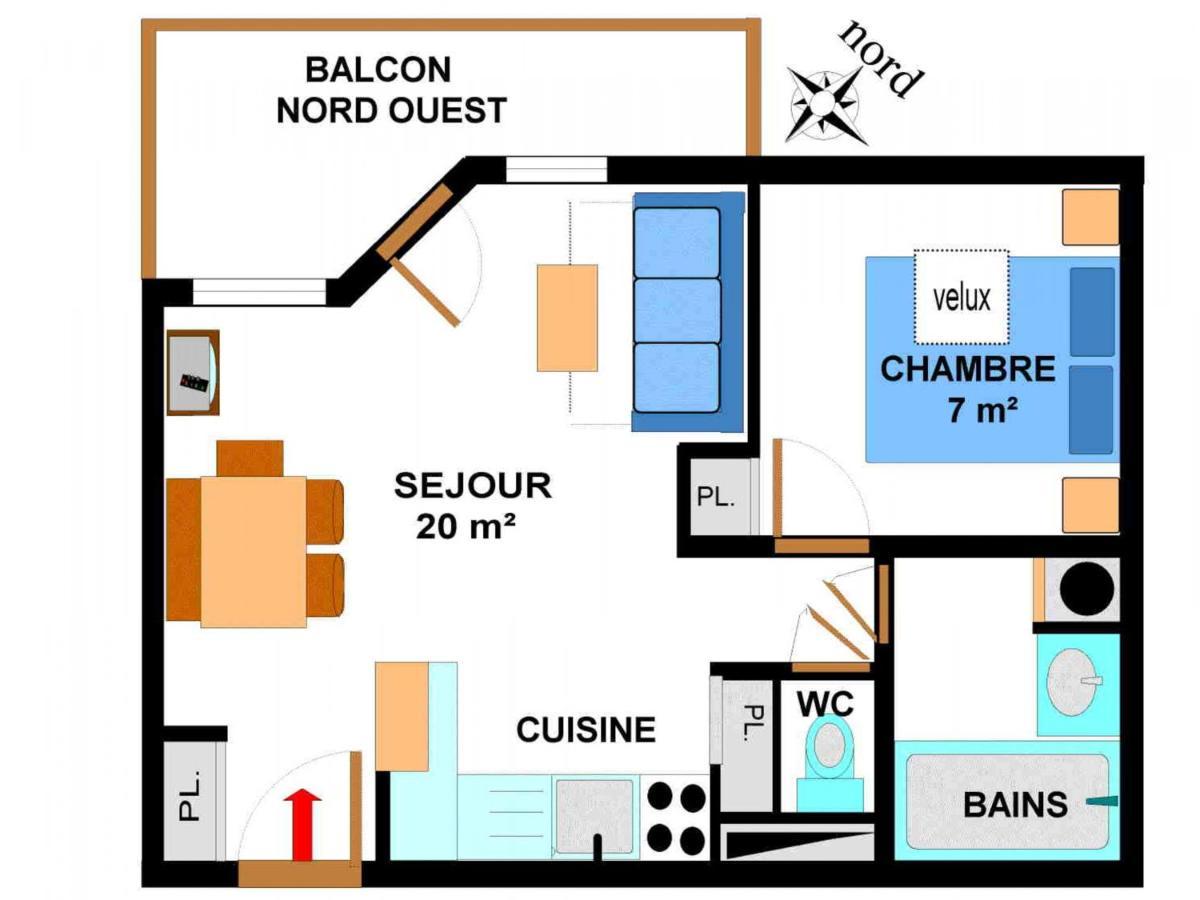 Appartement Lanslevillard, 2 pièces, 4 personnes - FR-1-508-145 Extérieur photo